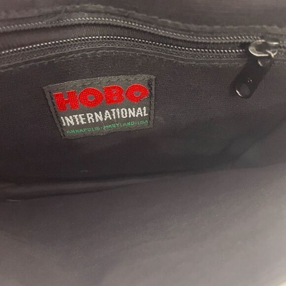 Hobo International Vintage Black Leather Two Side Crossbody Purse - Picture 4 of 8